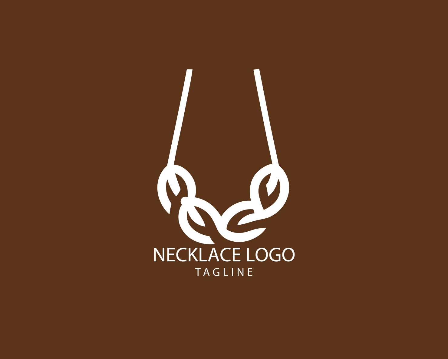 Necklace customizable logo set design #39531