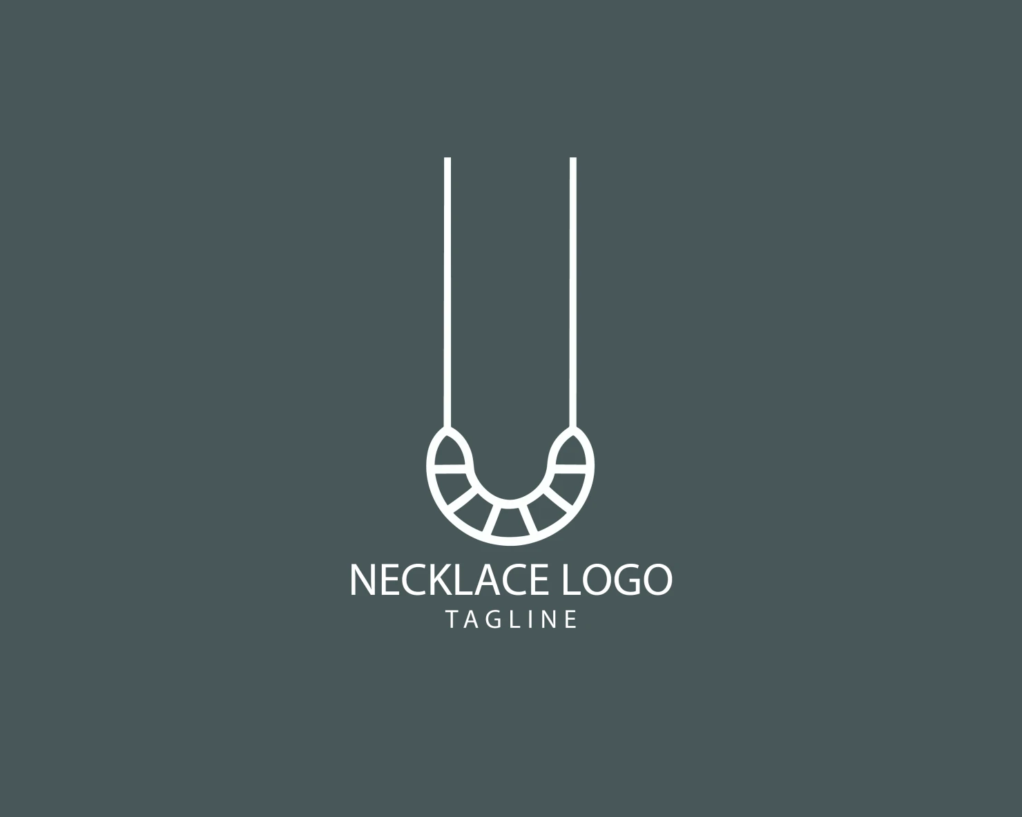 Necklace customizable logo set design #39533