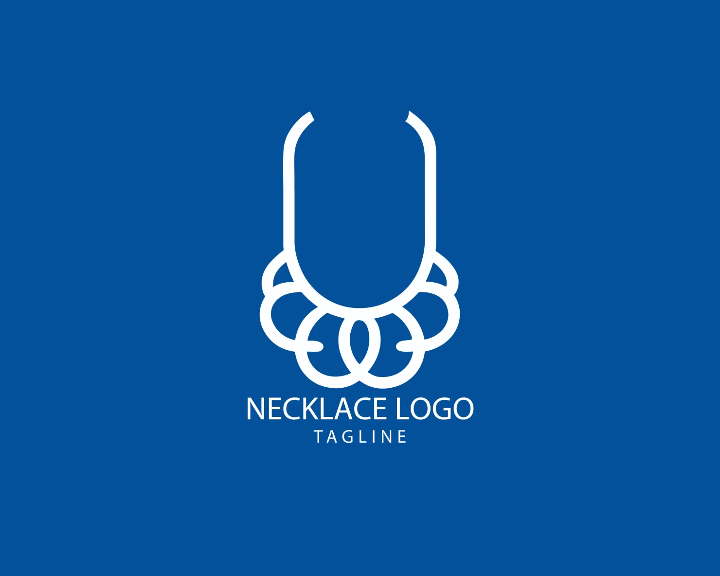 Necklace customizable logo set design #39534