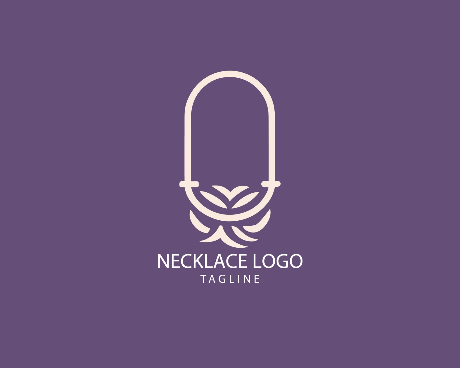 Necklace customizable logo set design #39537