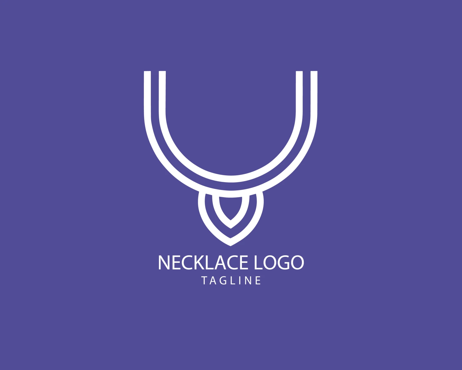 Necklace customizable logo set design #39540