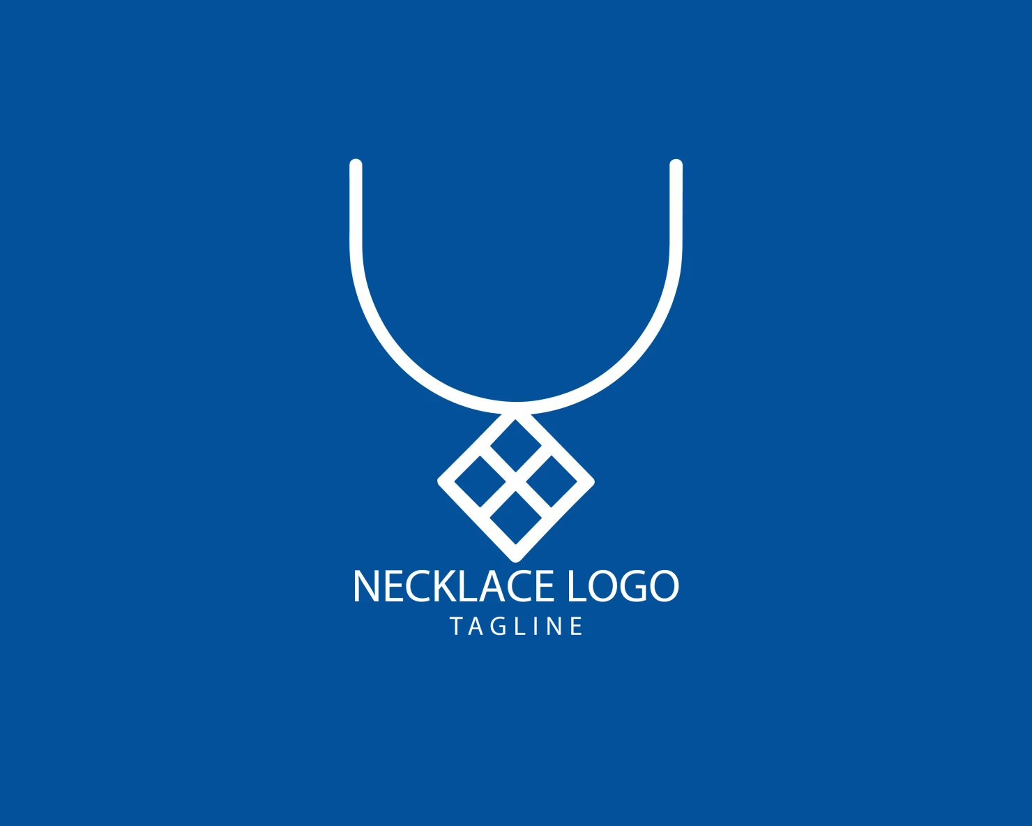 Necklace customizable logo set design #39543