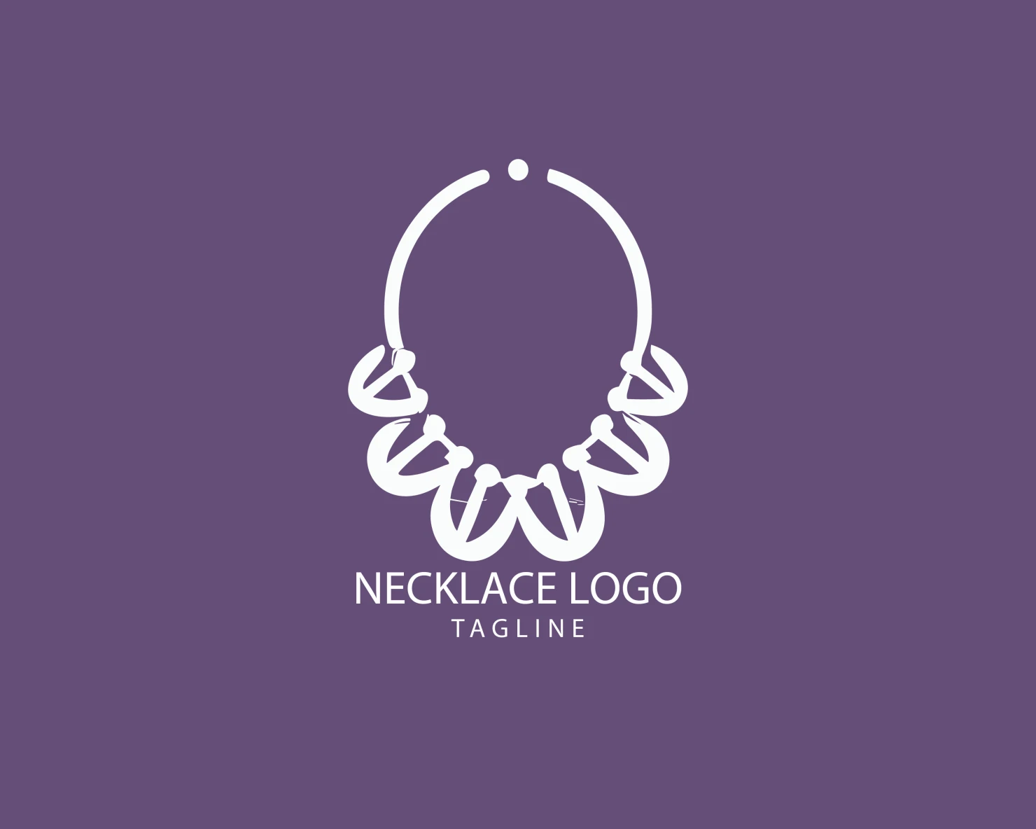 Necklace customizable logo set design #39546
