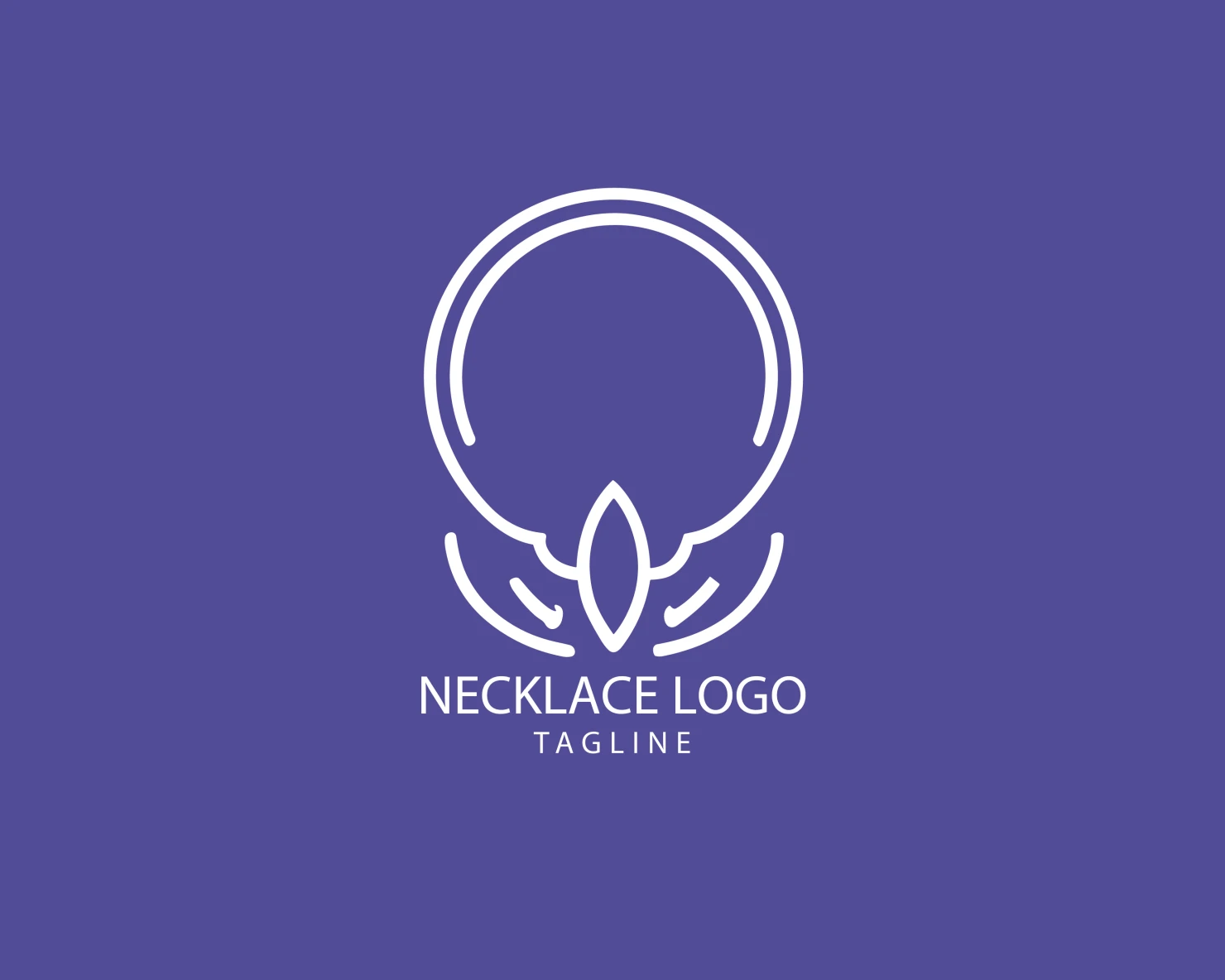 Necklace customizable logo set design #39548