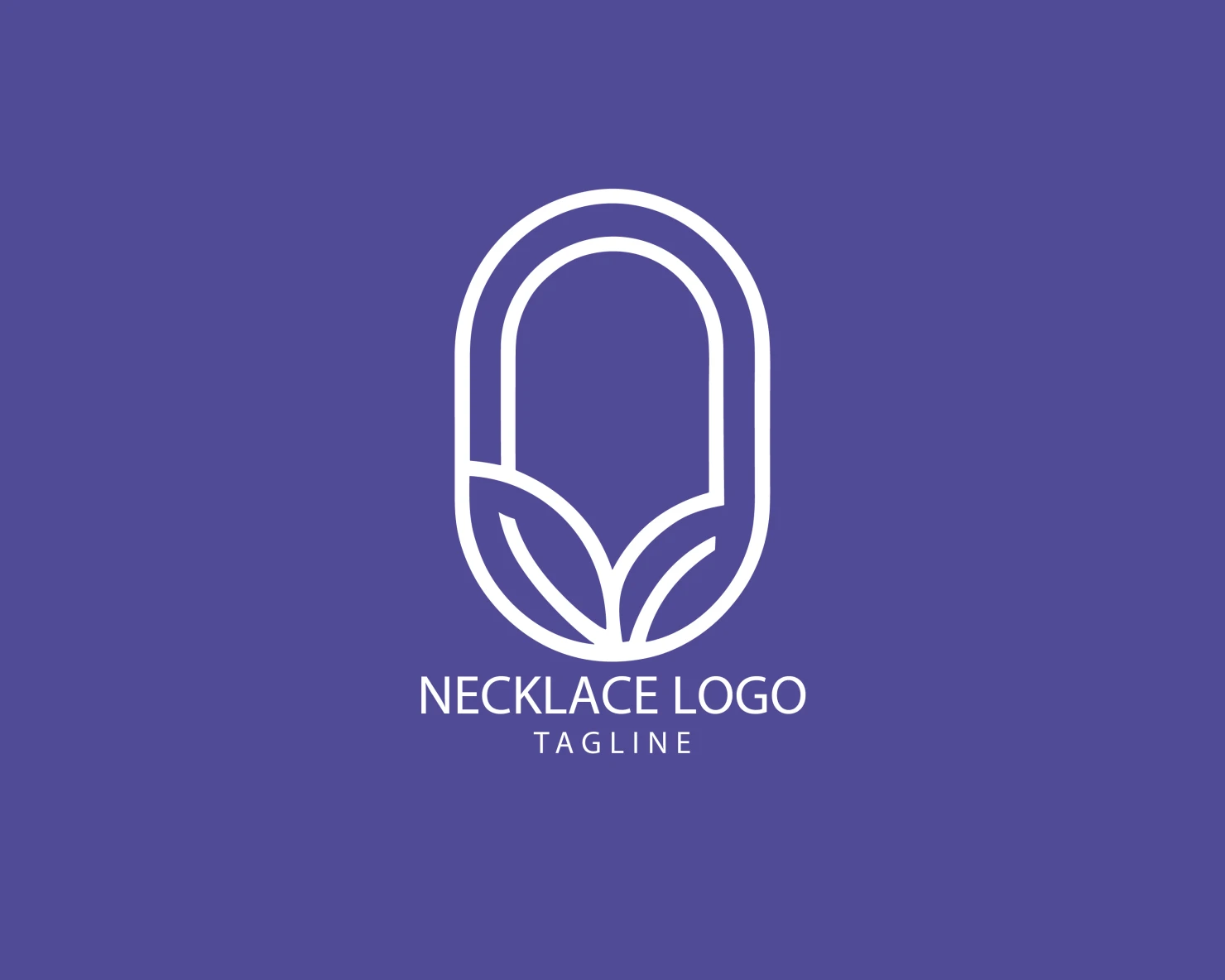 Necklace customizable logo set design #39552