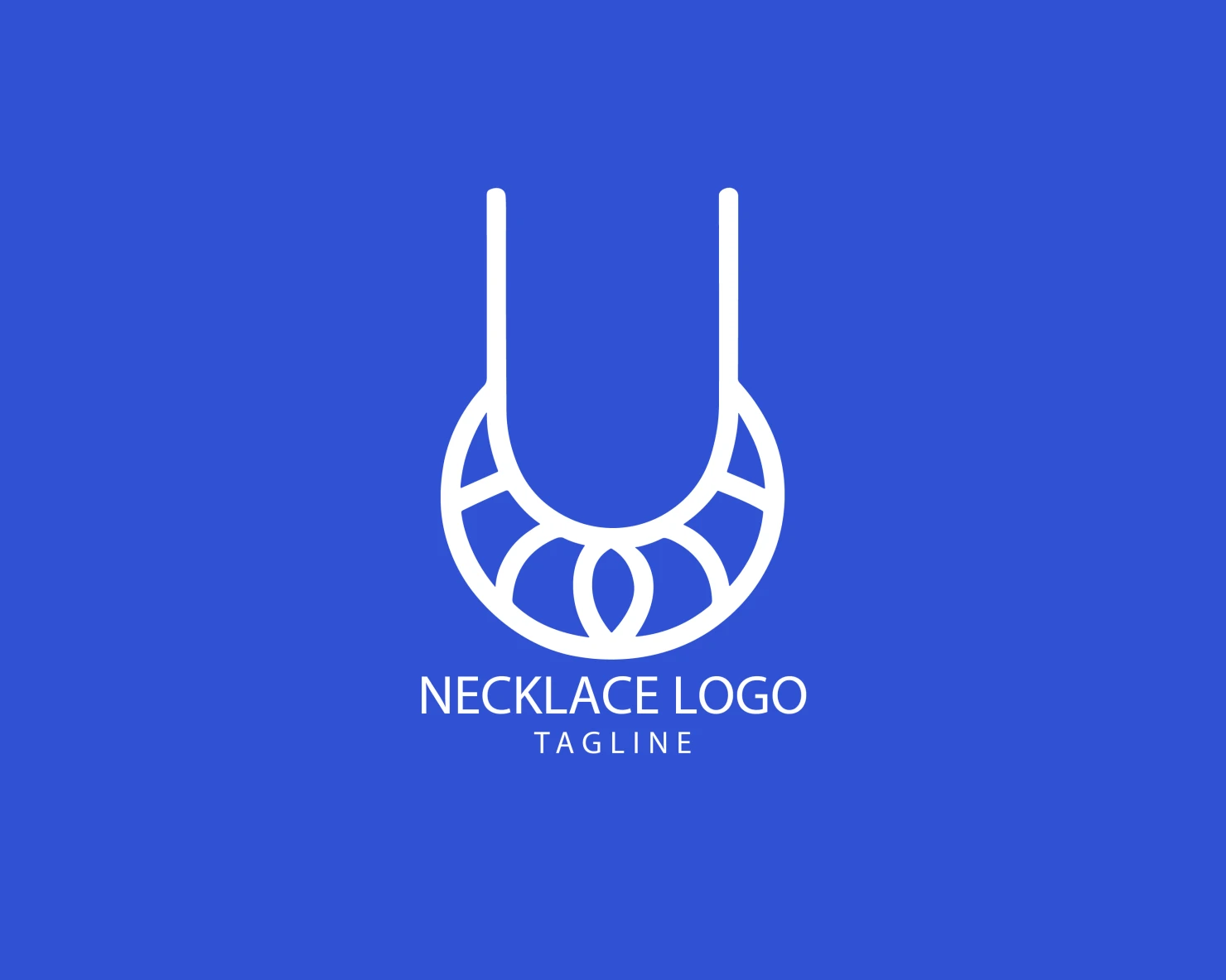 Necklace customizable logo set design #39555
