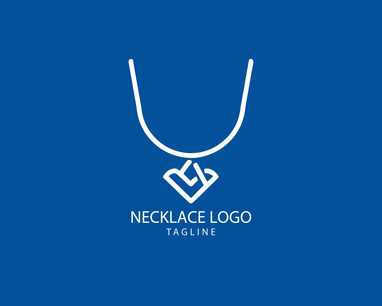 Necklace customizable logo set design #39559