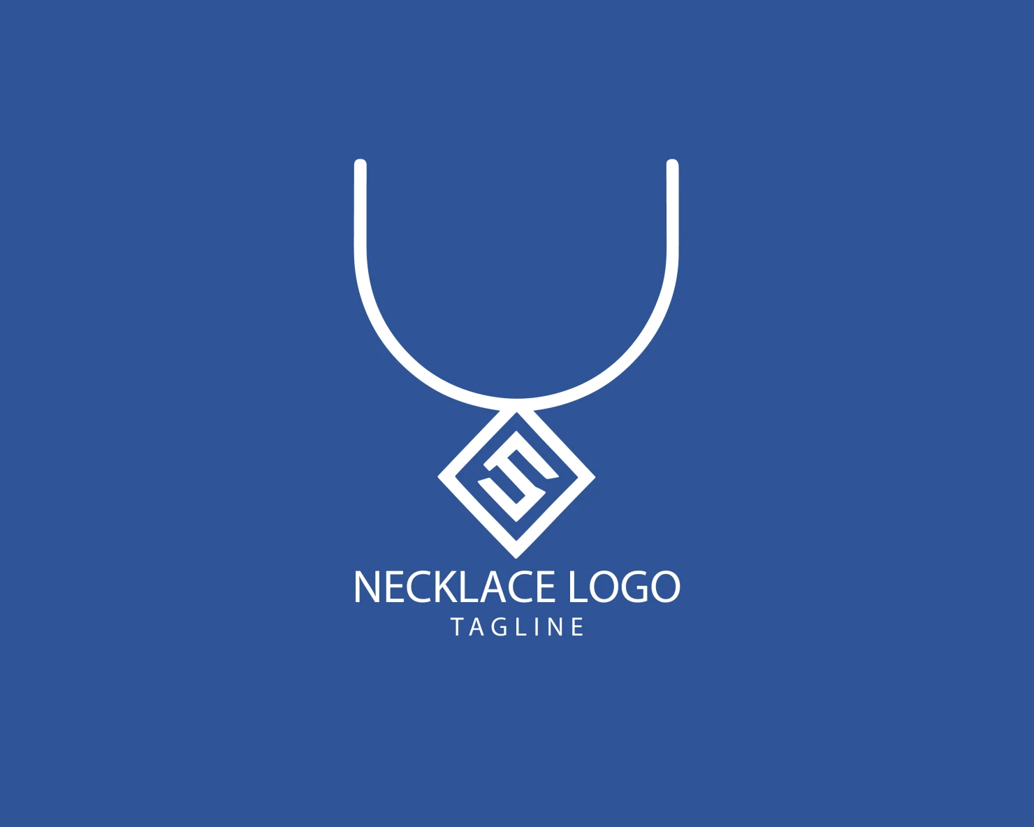 Necklace customizable logo set design #39560