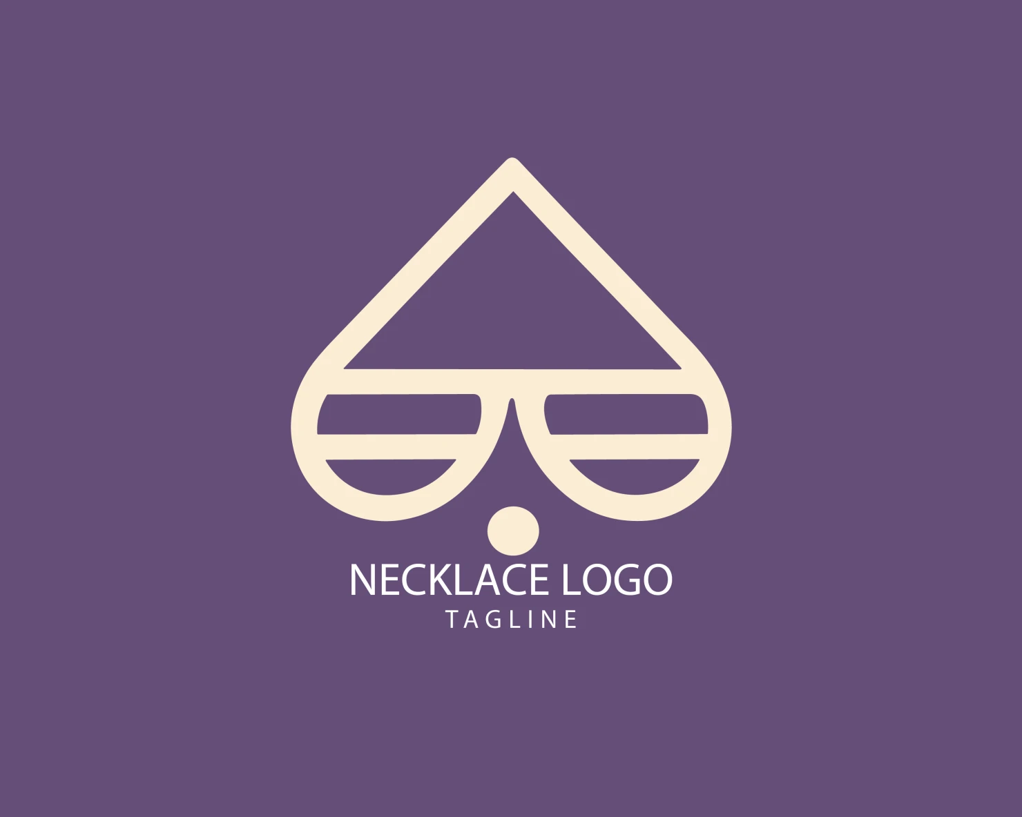 Necklace customizable logo set design #39561