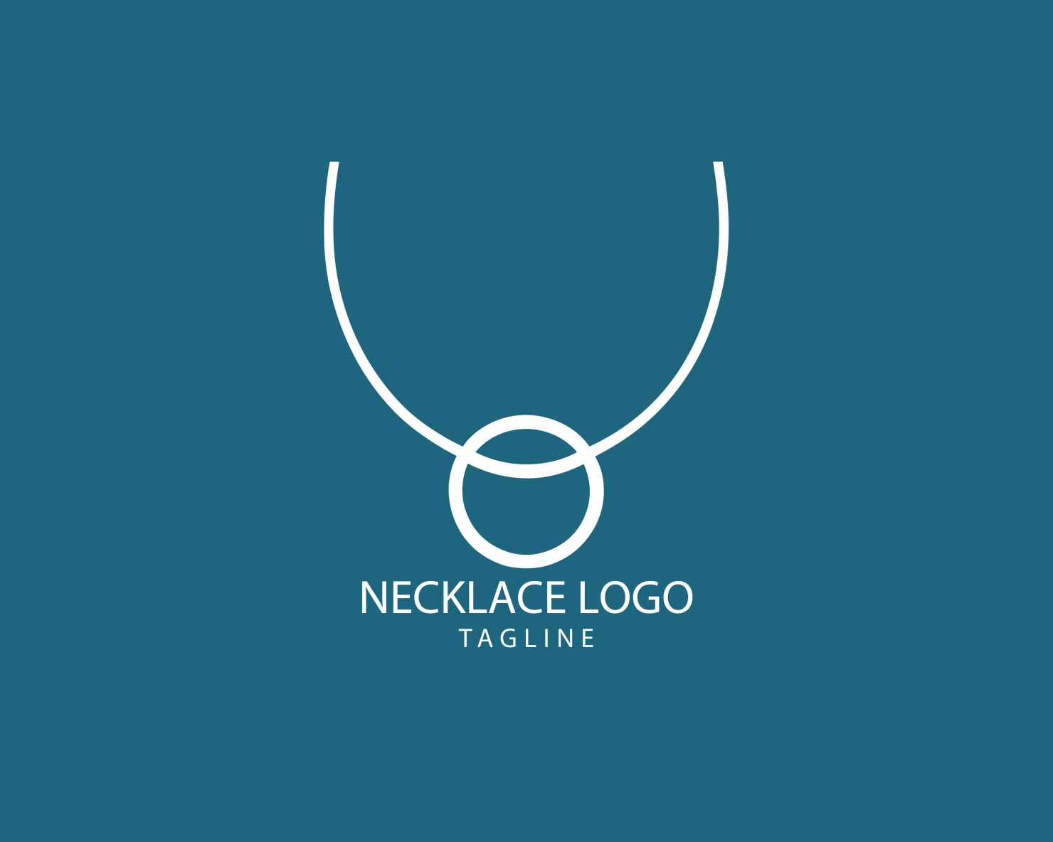 Necklace customizable logo set design #39563