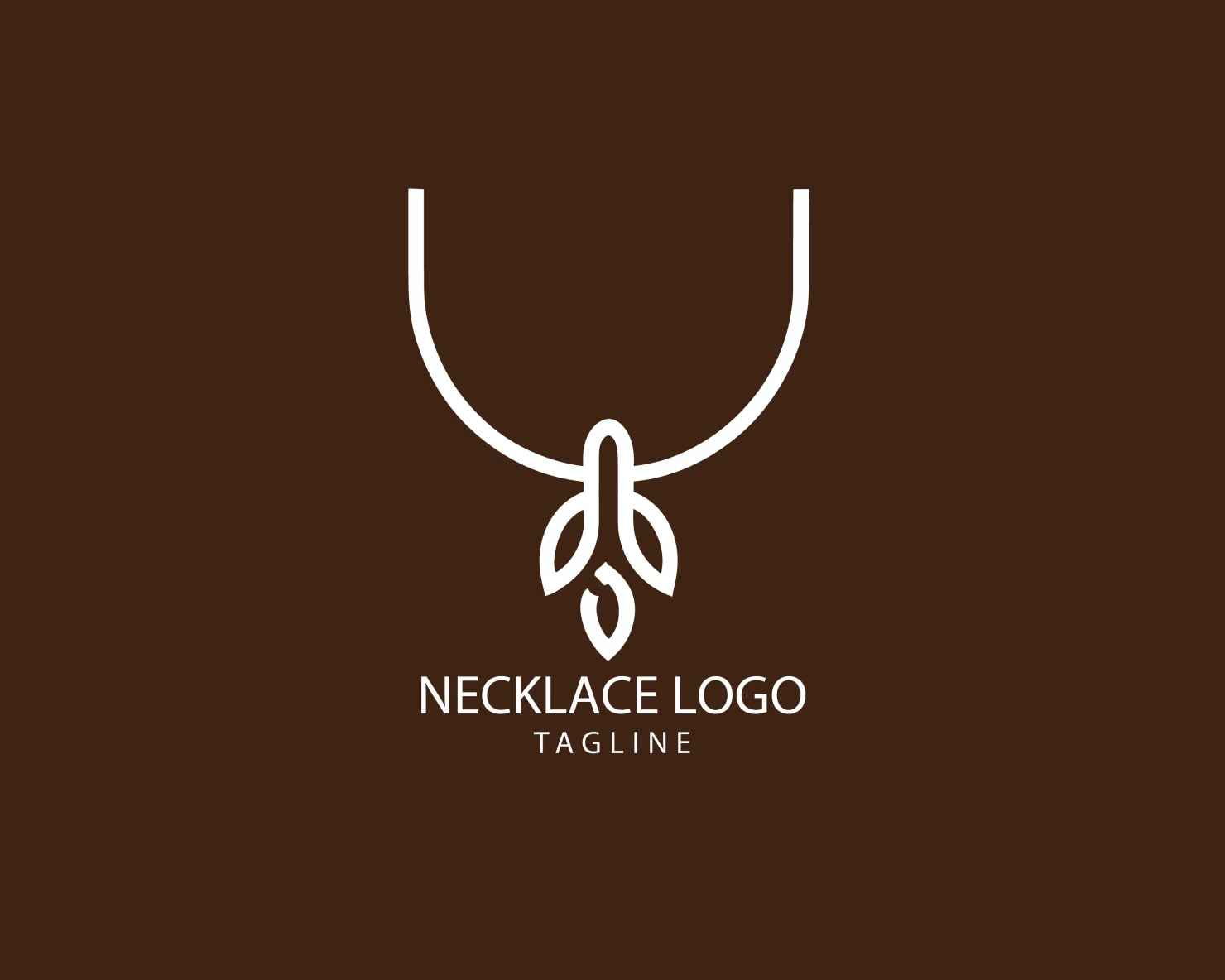 Necklace customizable logo set design #39573