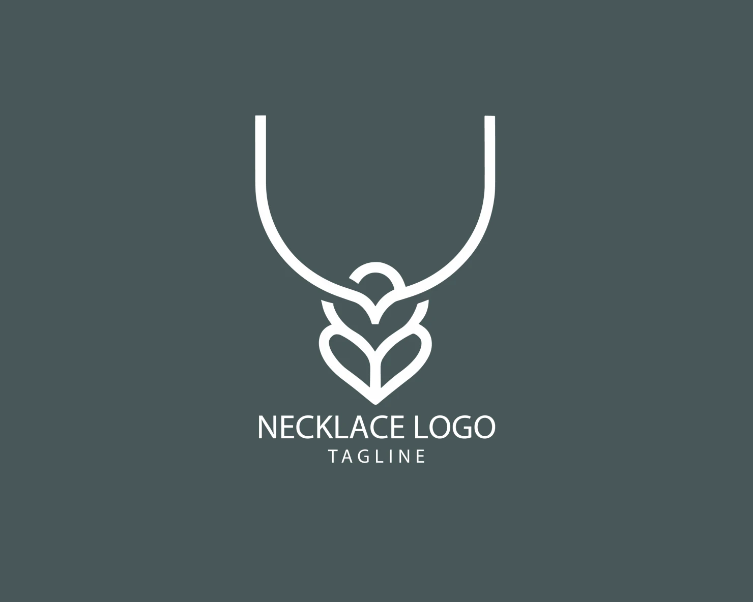 Necklace customizable logo set design #39574