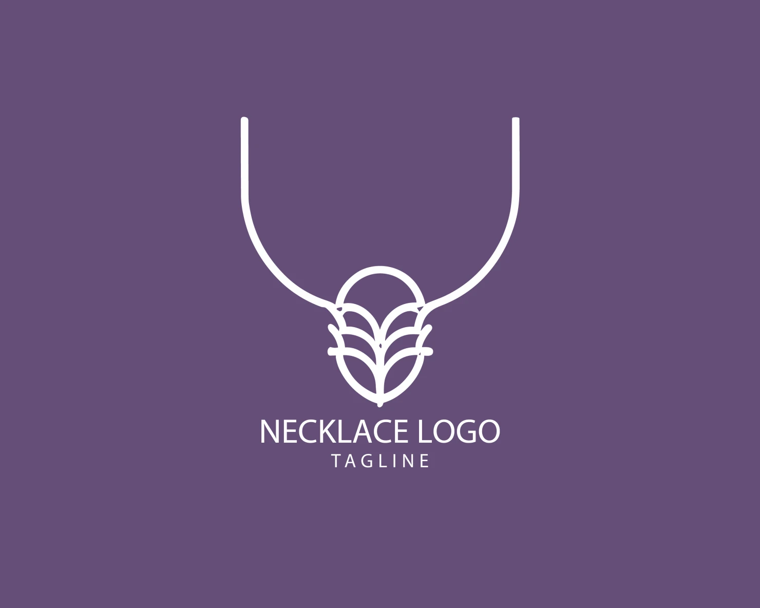 Necklace customizable logo set design #39577