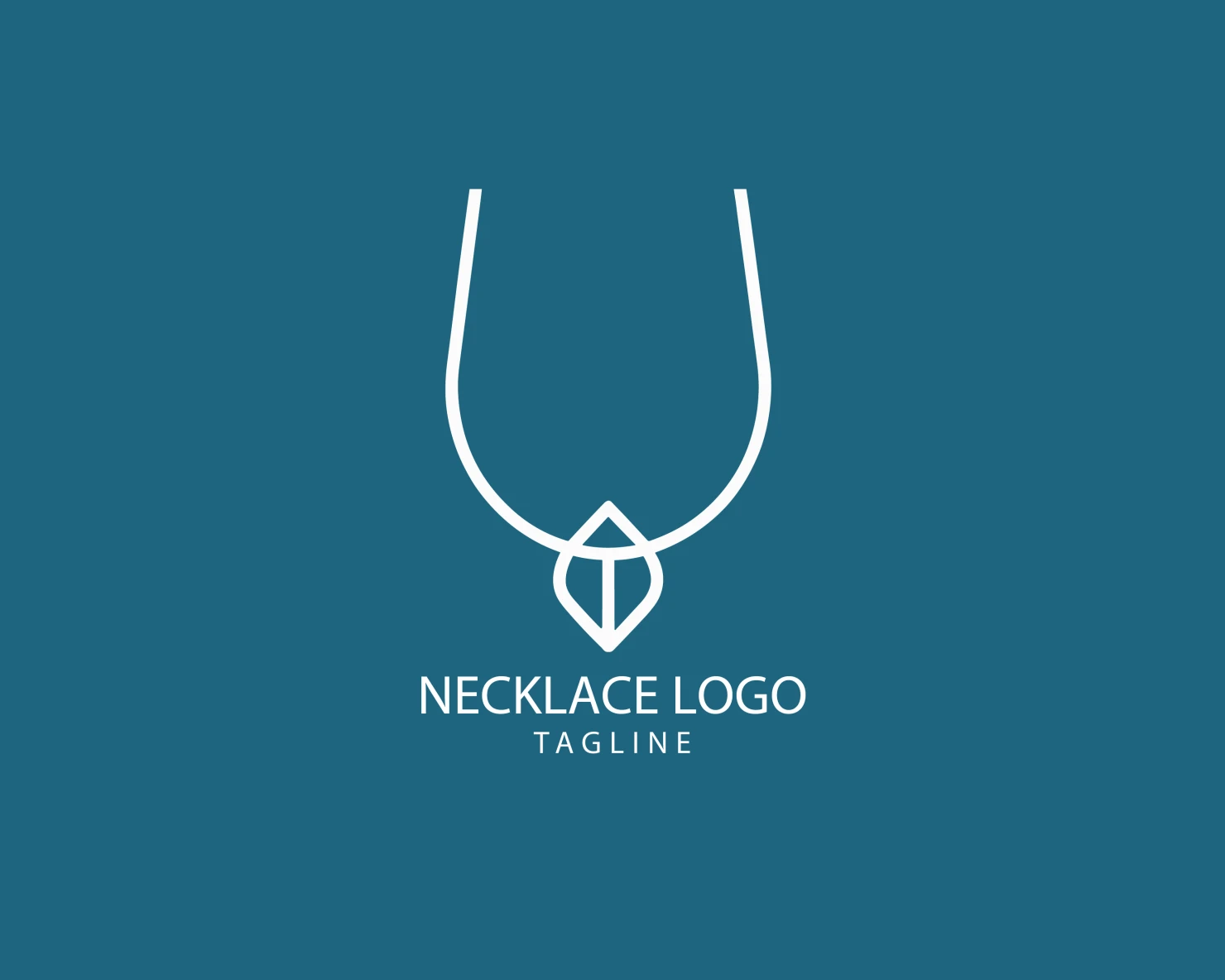 Necklace customizable logo set design #39578