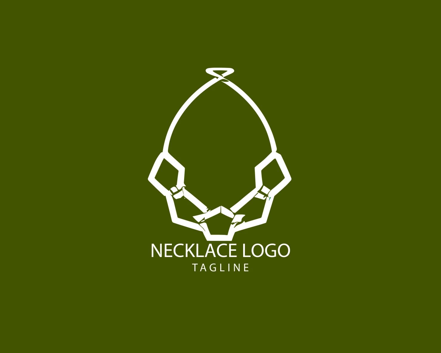 Necklace customizable logo set design #39580
