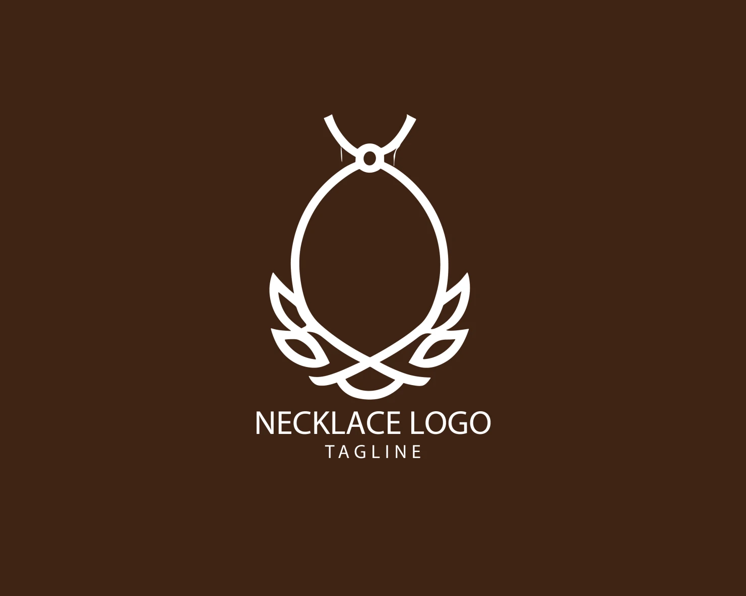 Necklace customizable logo set design #39581