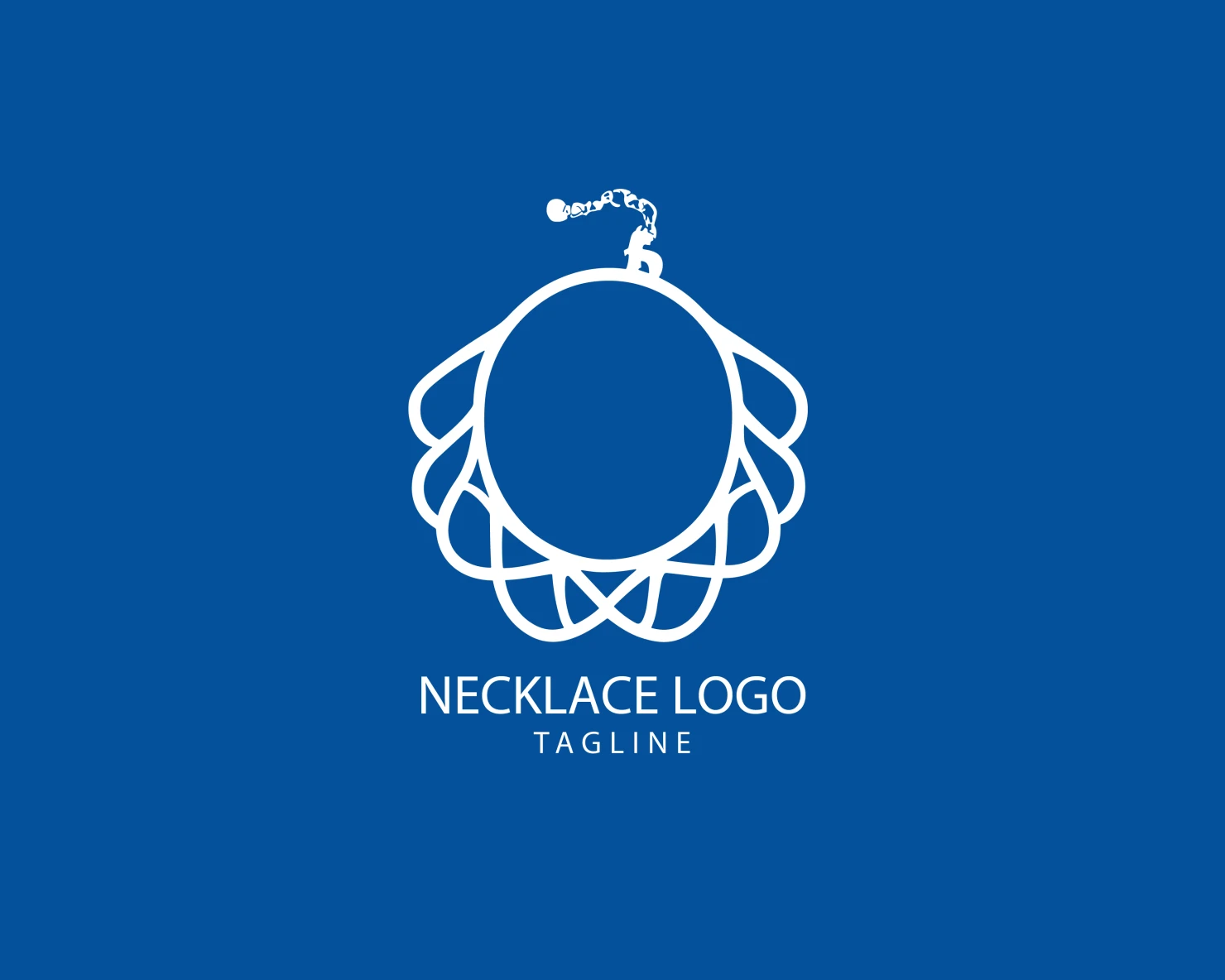 Necklace customizable logo set design #39583