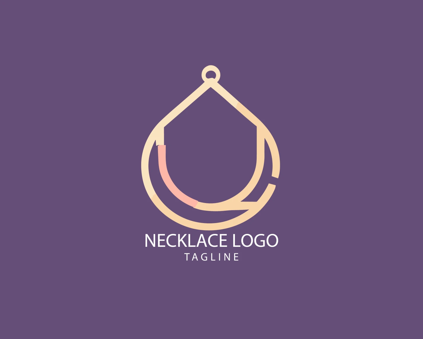 Necklace customizable logo set design #39585