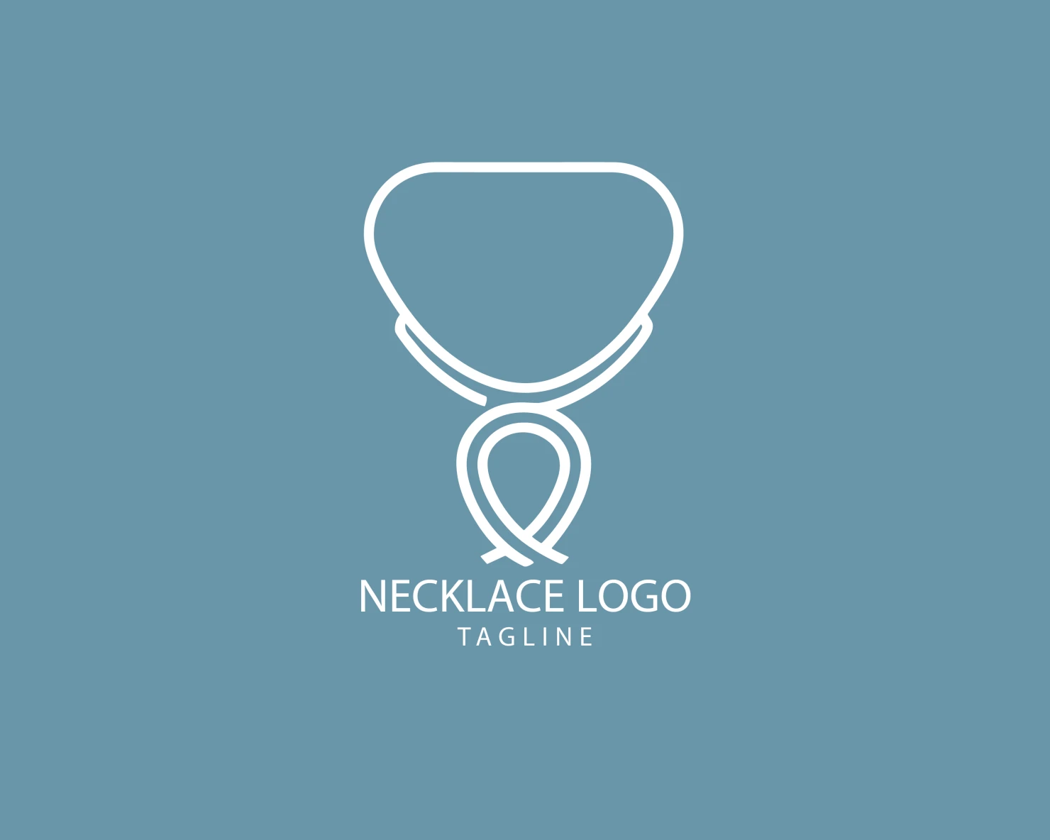 Necklace customizable logo set design #39586