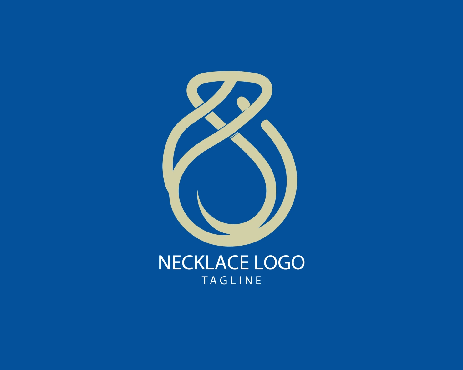 Necklace customizable logo set design #39593