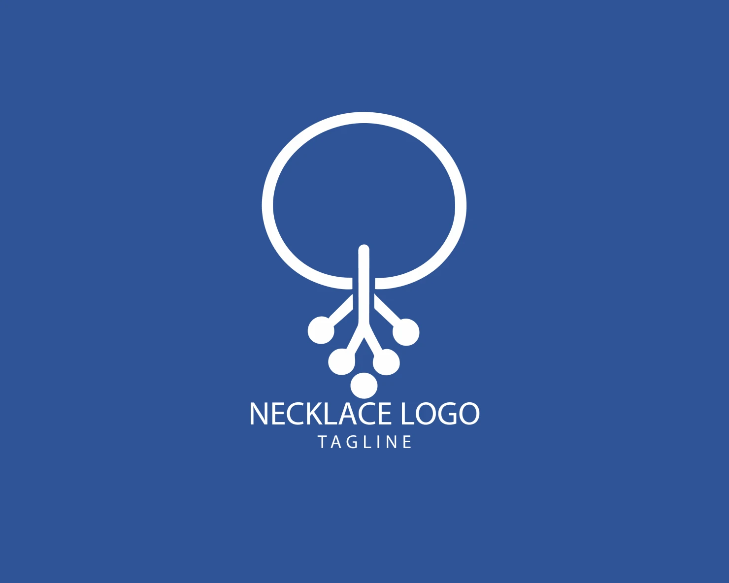 Necklace customizable logo set design #39594