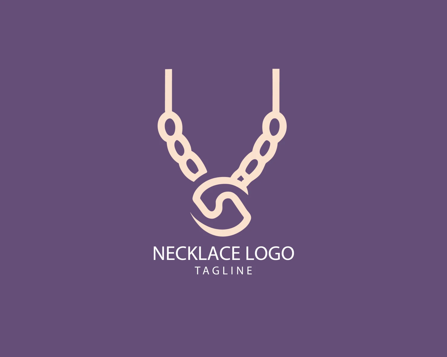 Necklace customizable logo set design #39595
