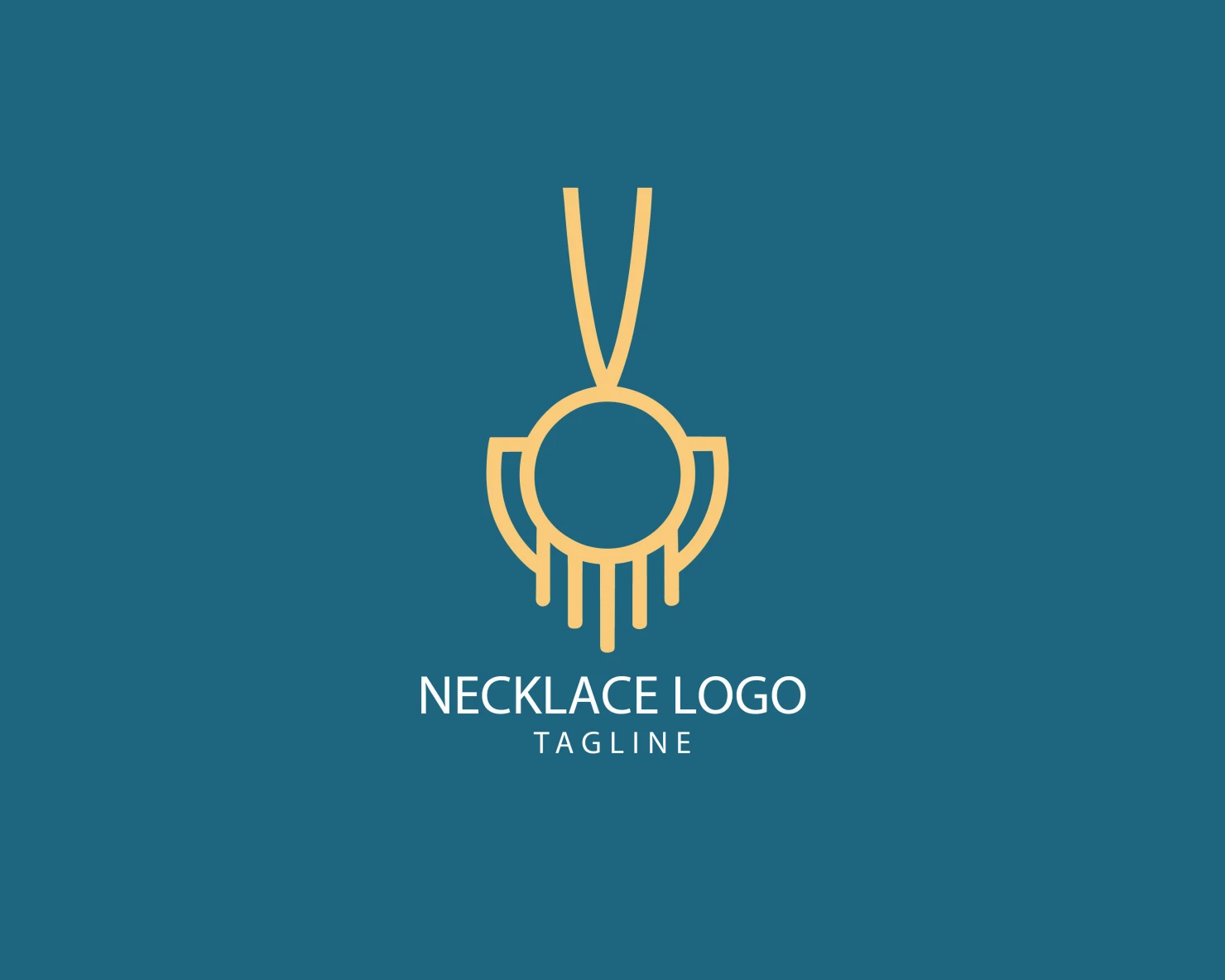 Necklace customizable logo set design #39598