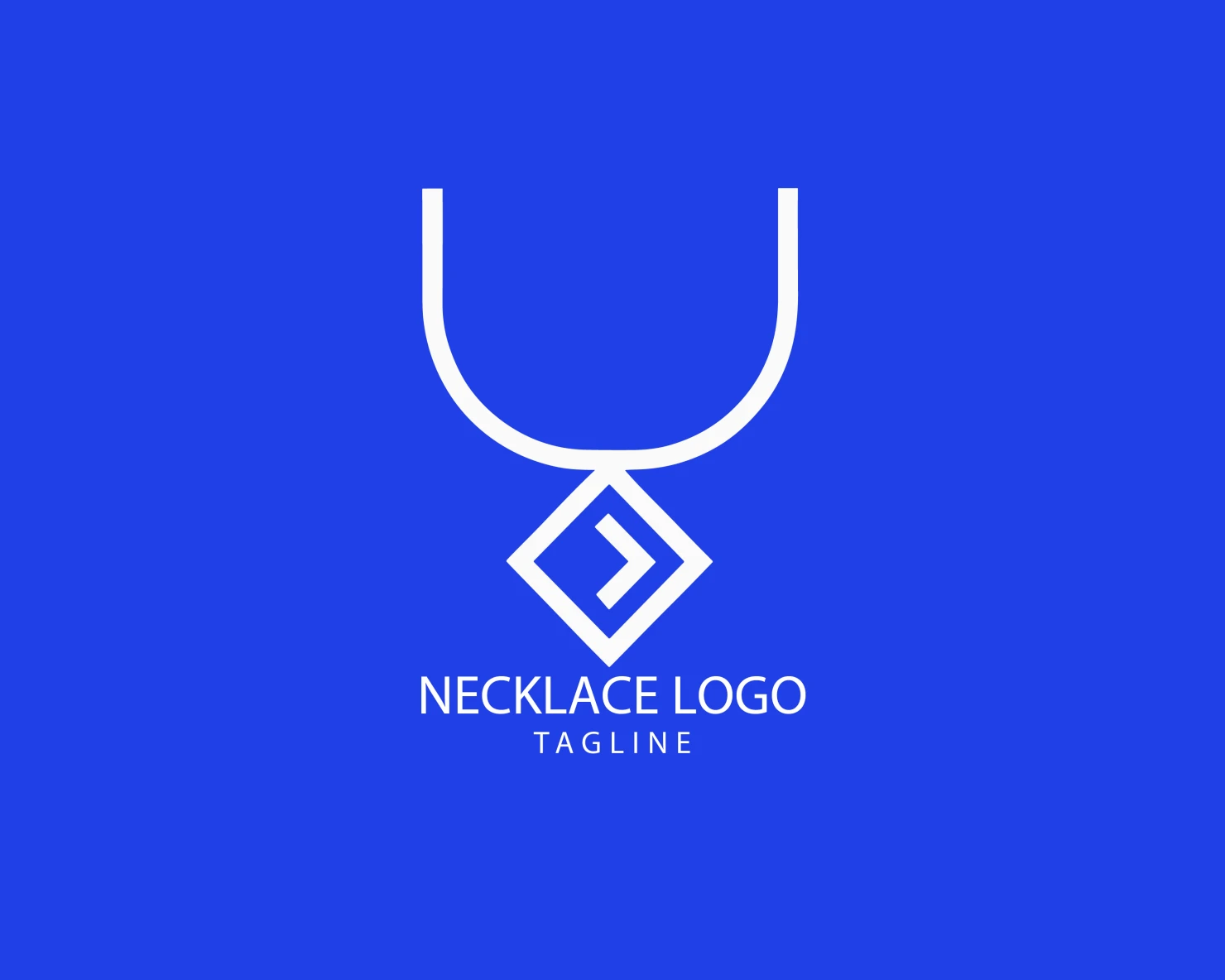 Necklace customizable logo set design #39616