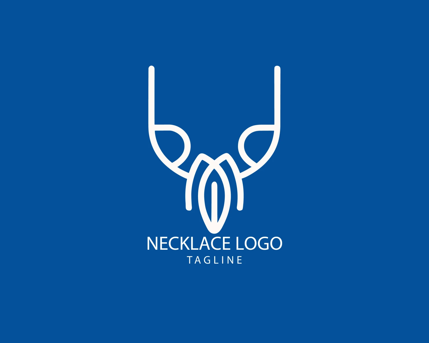 Necklace customizable logo set design #39618