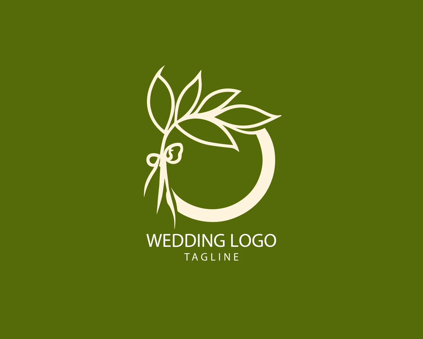 Wedding customizable logo set design #39630