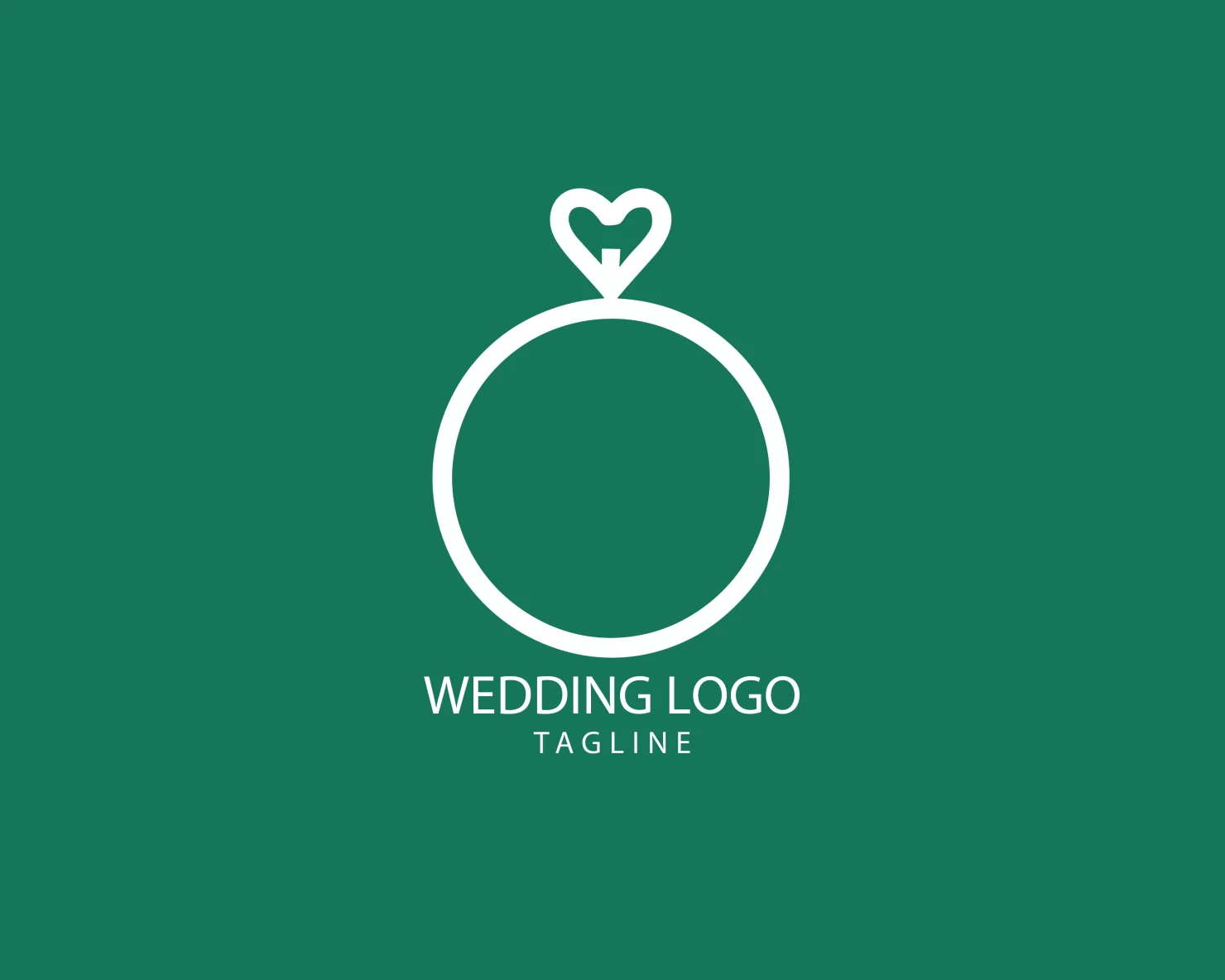 Wedding customizable logo set design #39631