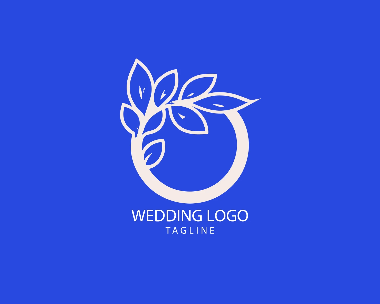 Wedding customizable logo set design #39632