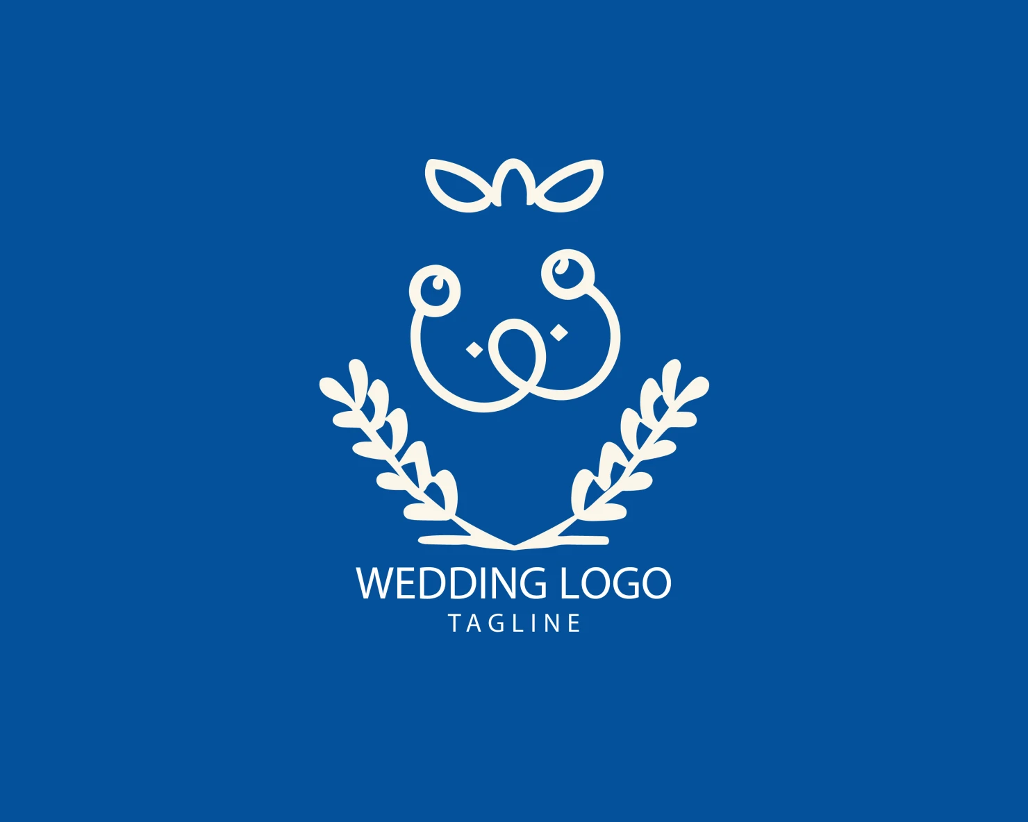 Wedding customizable logo set design #39634