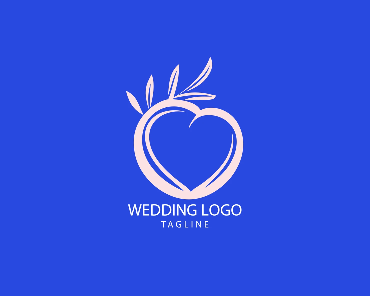 Wedding customizable logo set design #39641