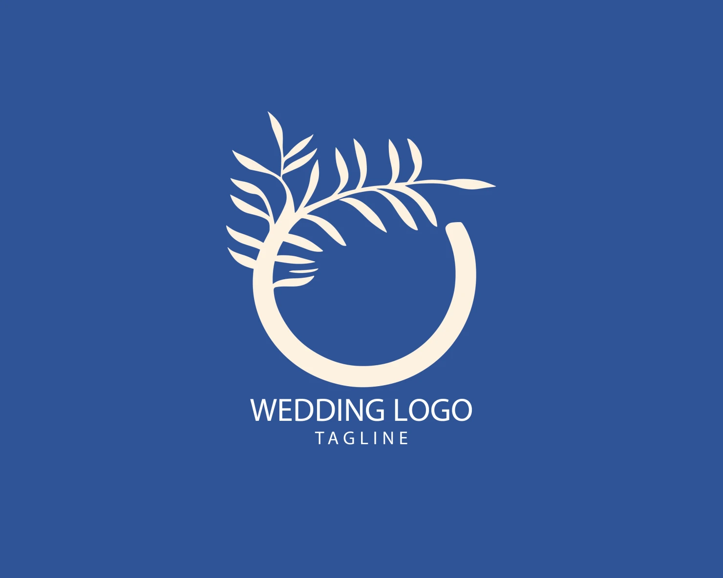 Wedding customizable logo set design #39643
