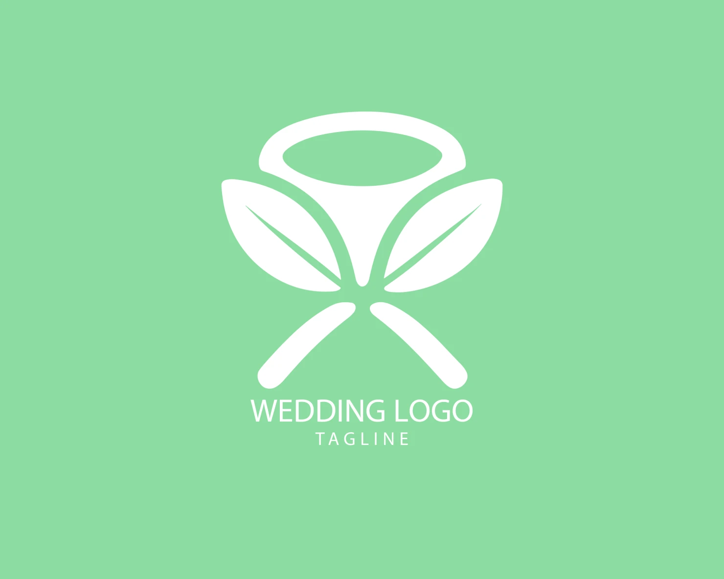 Wedding customizable logo set design #39645