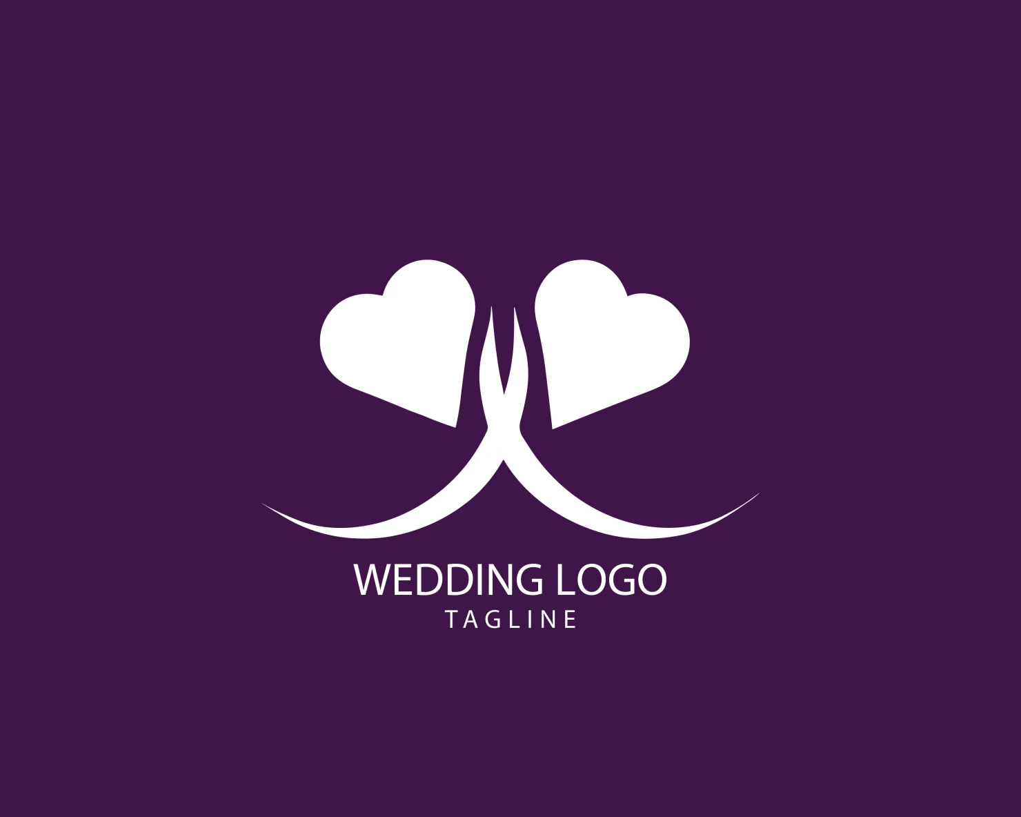 Wedding customizable logo set design #39646