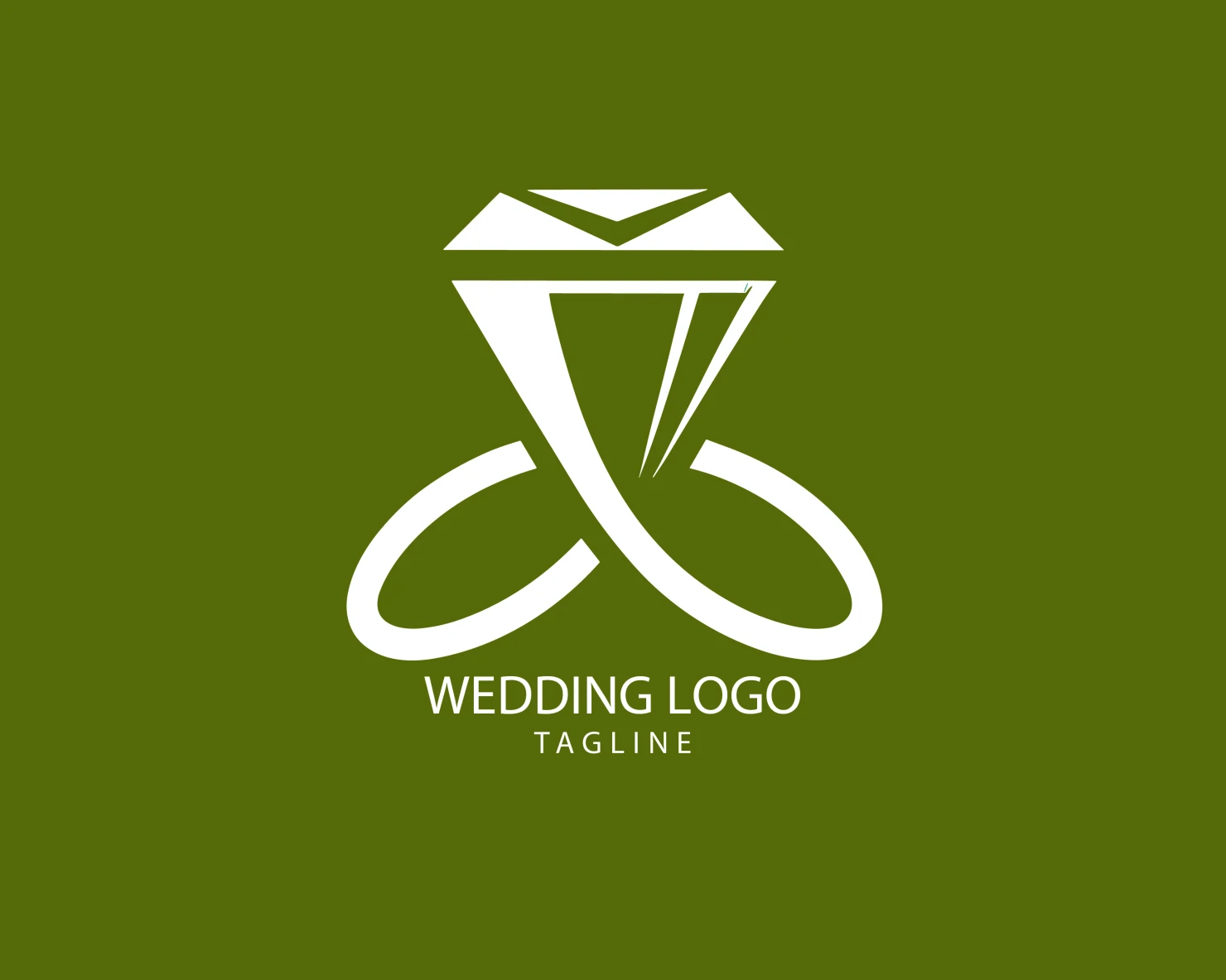 Wedding customizable logo set design #39650