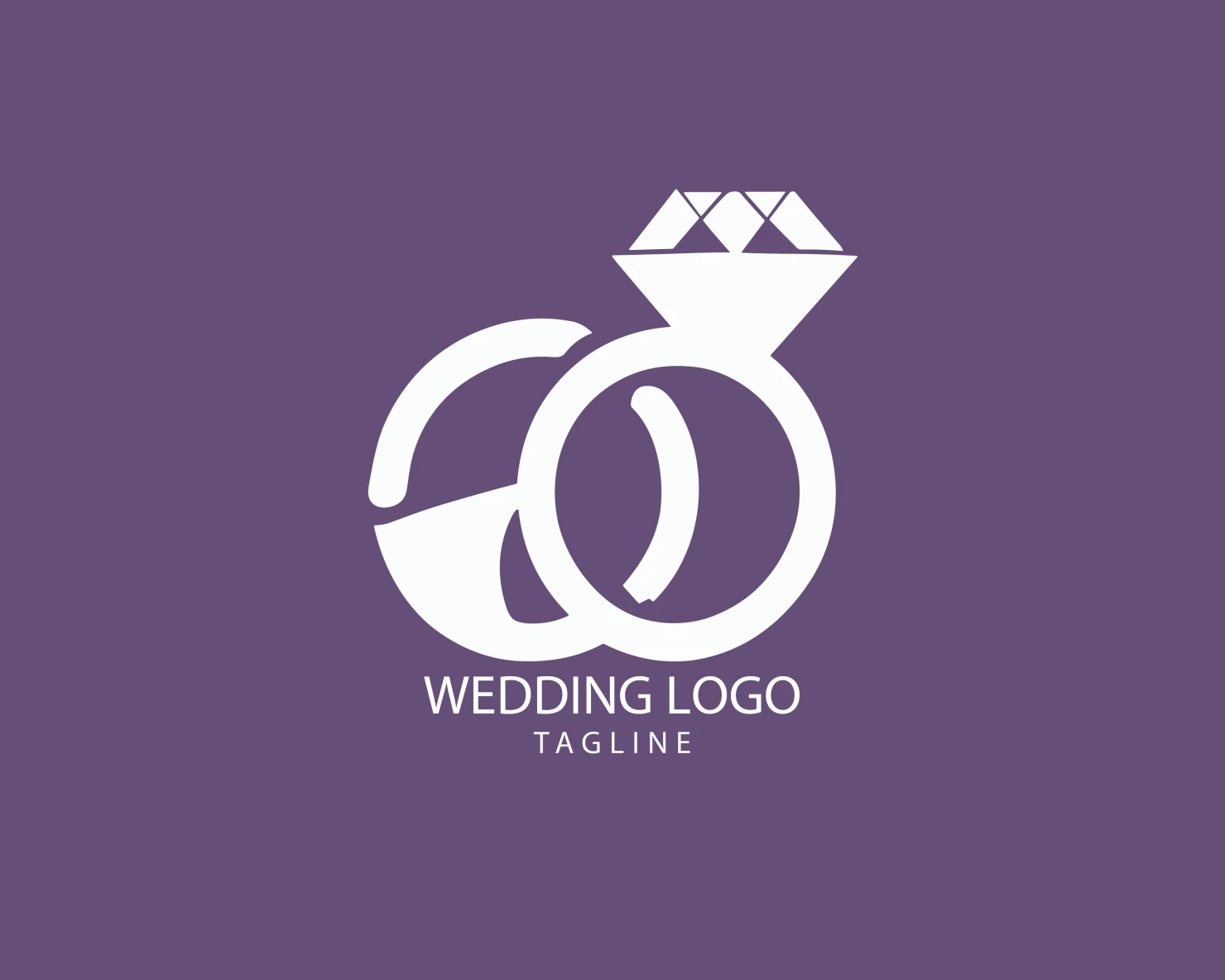 Wedding customizable logo set design #39654