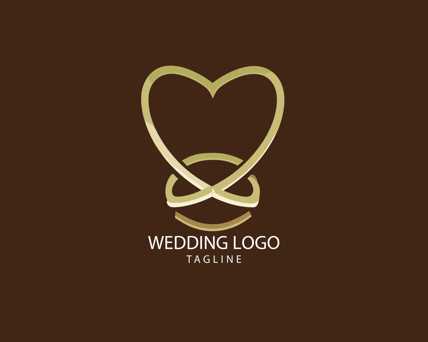 Wedding customizable logo set design #39658