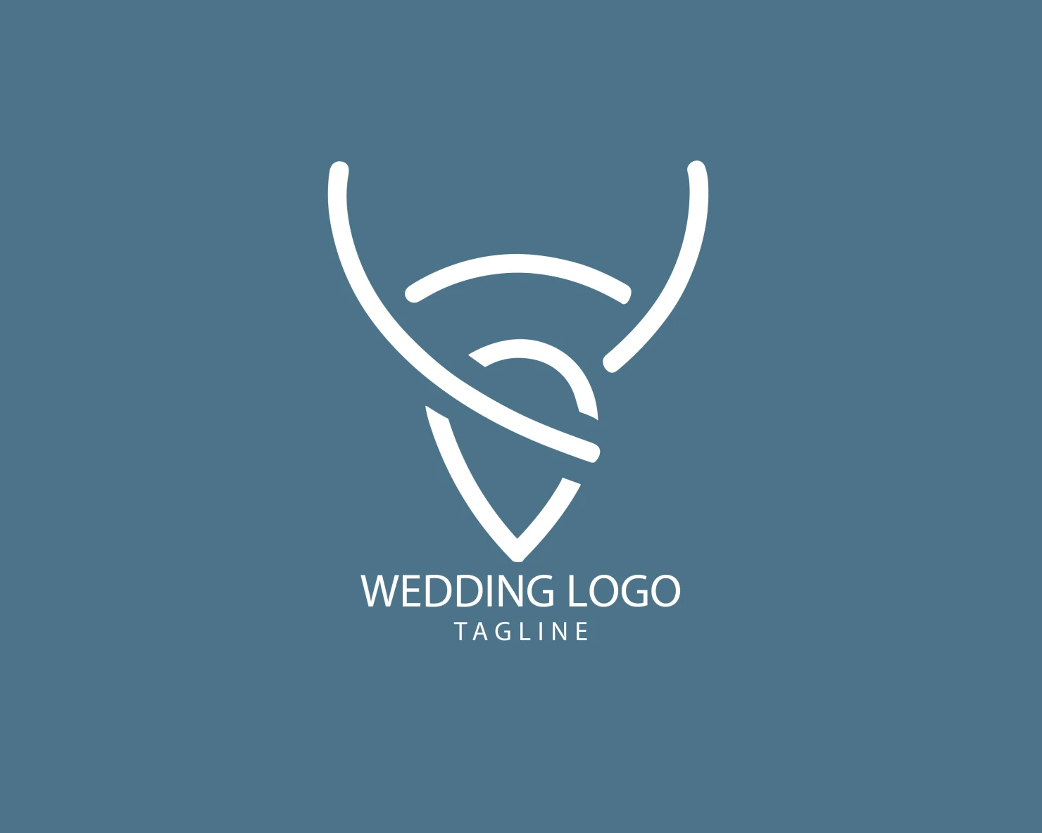 Wedding customizable logo set design #39659