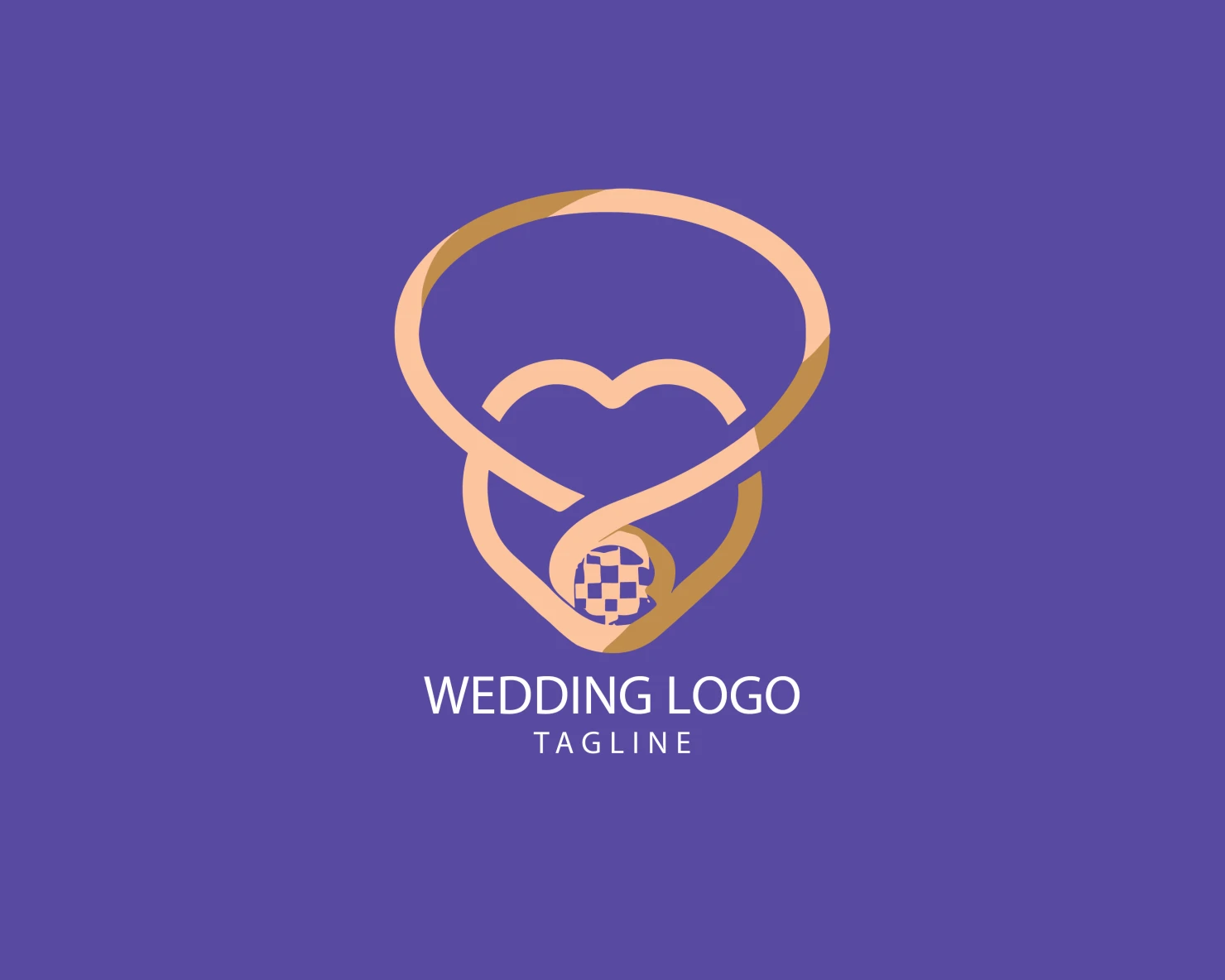 Wedding customizable logo set design #39660