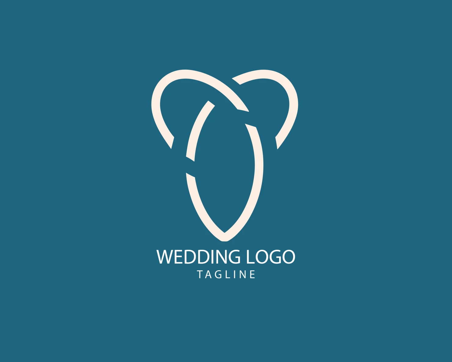 Wedding customizable logo set design #39661