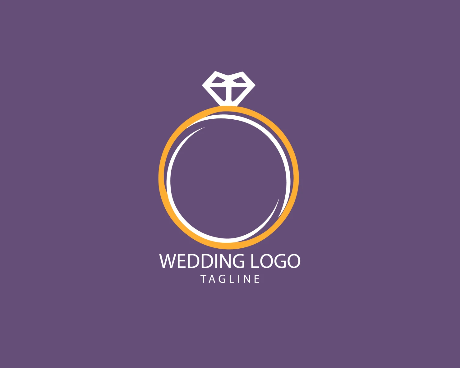 Wedding customizable logo set design #39665