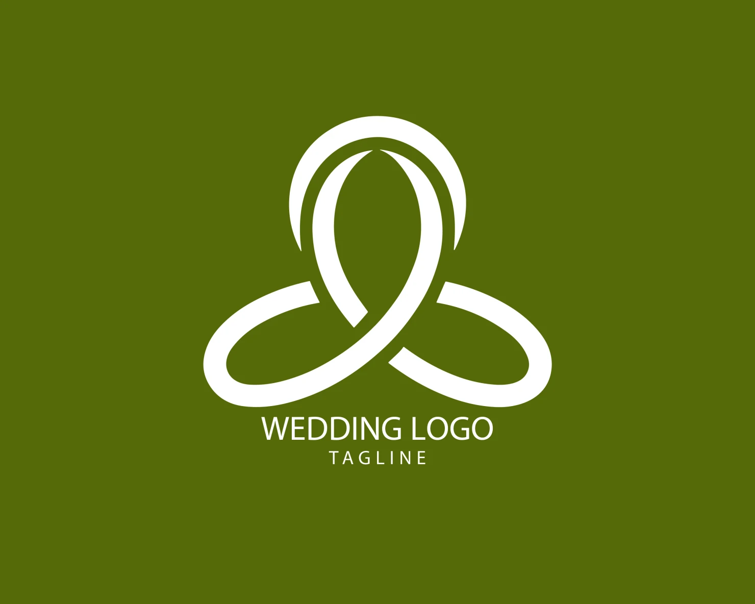 Wedding customizable logo set design #39671