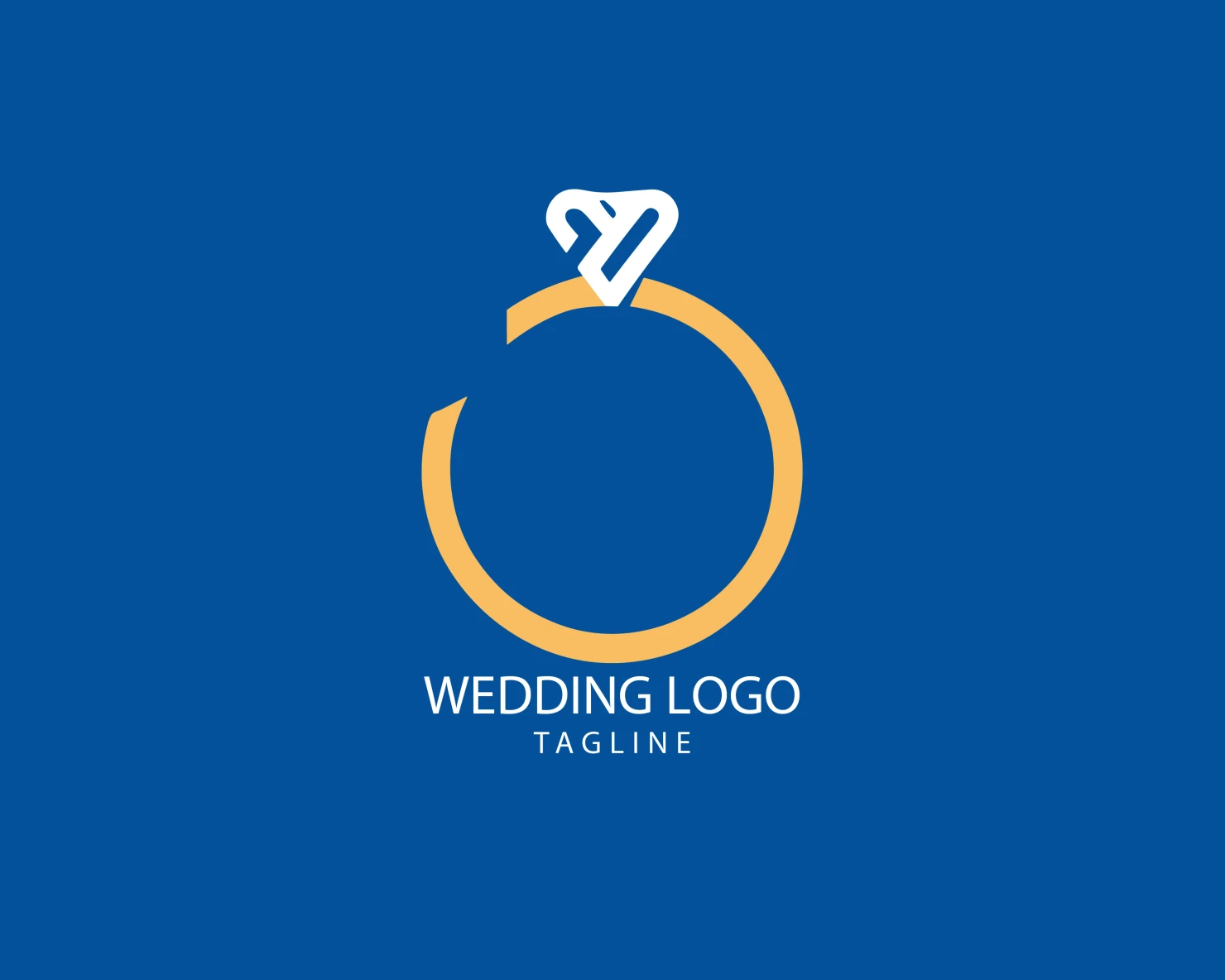 Wedding customizable logo set design #39674