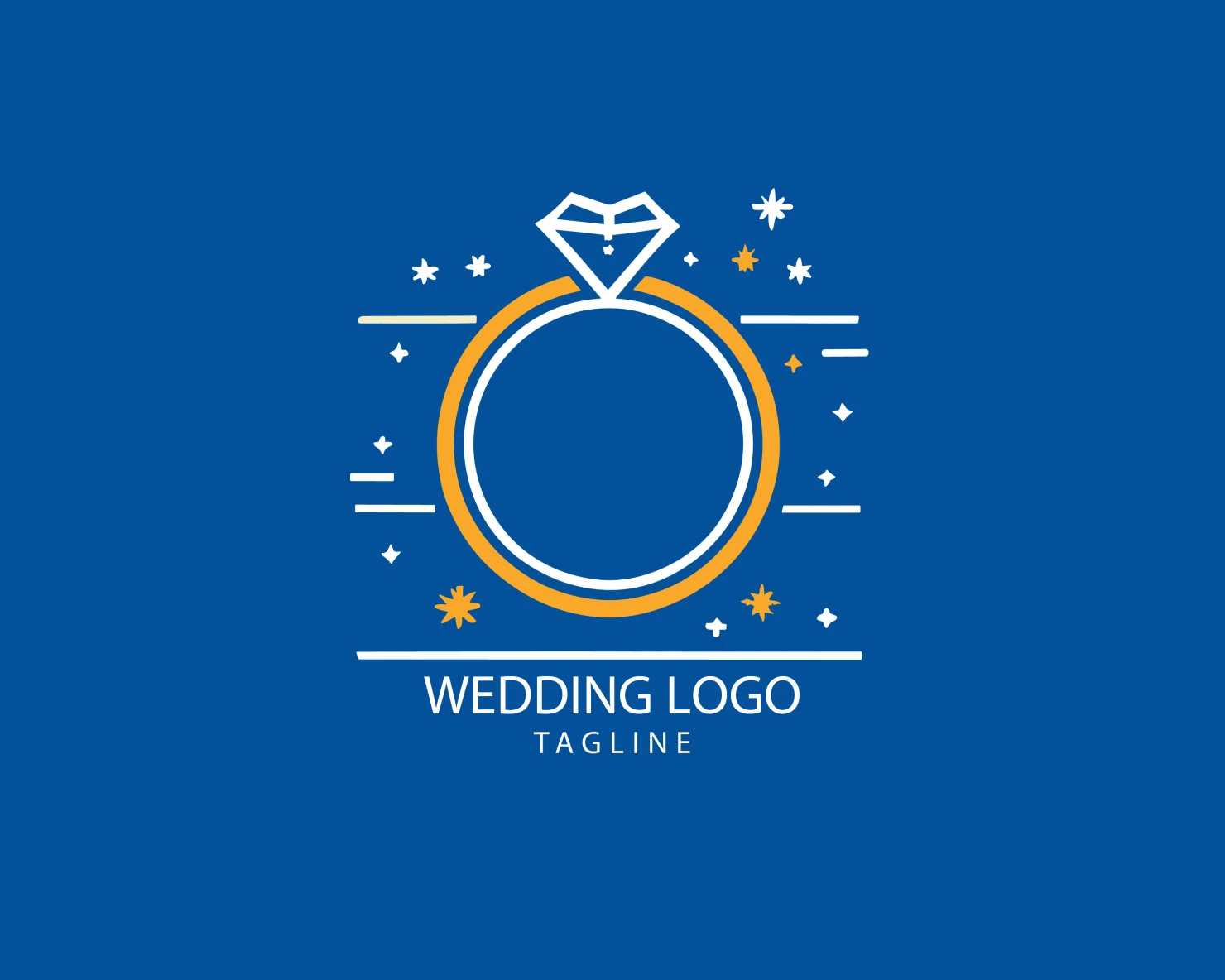 Wedding customizable logo set design #39675