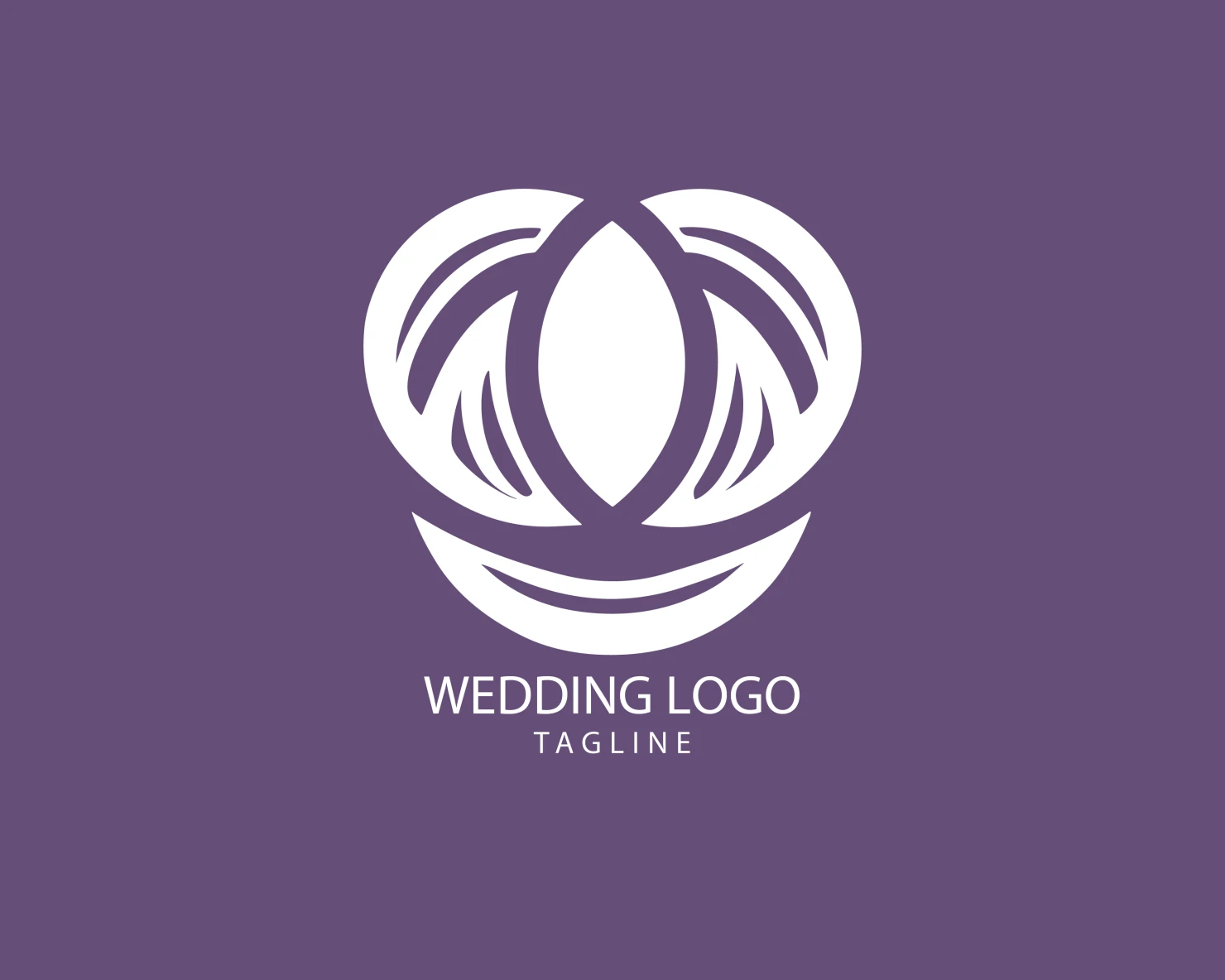 Wedding customizable logo set design #39677