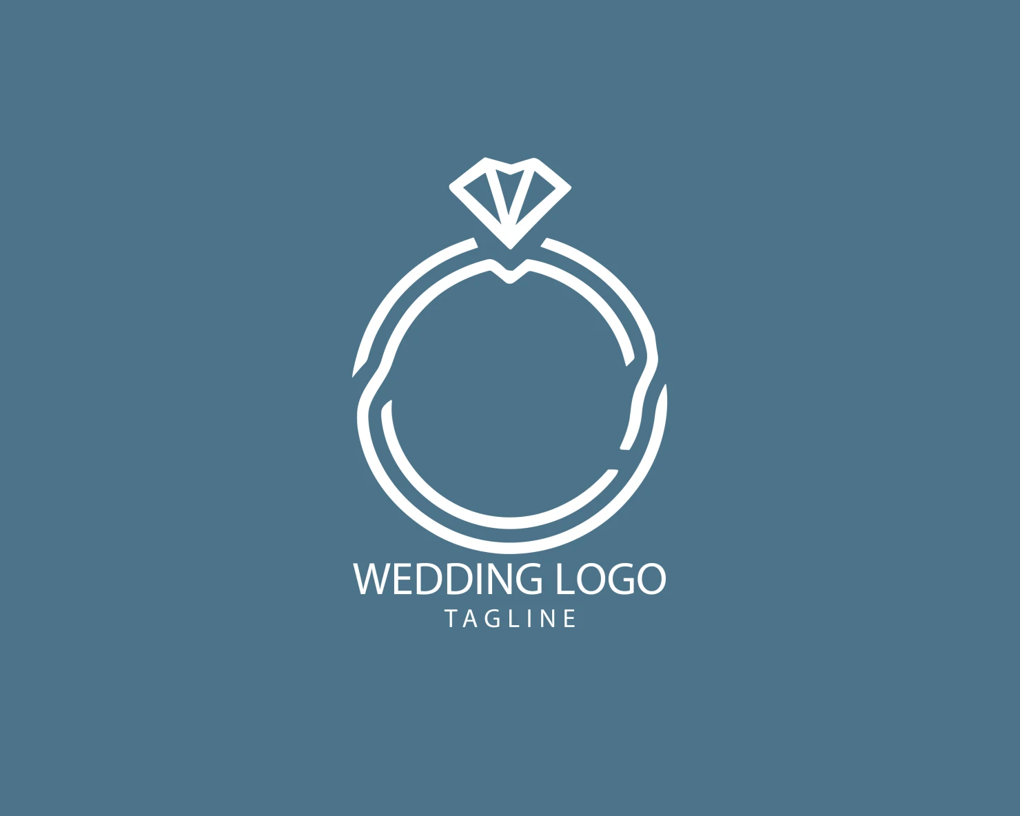 Wedding customizable logo set design #39681
