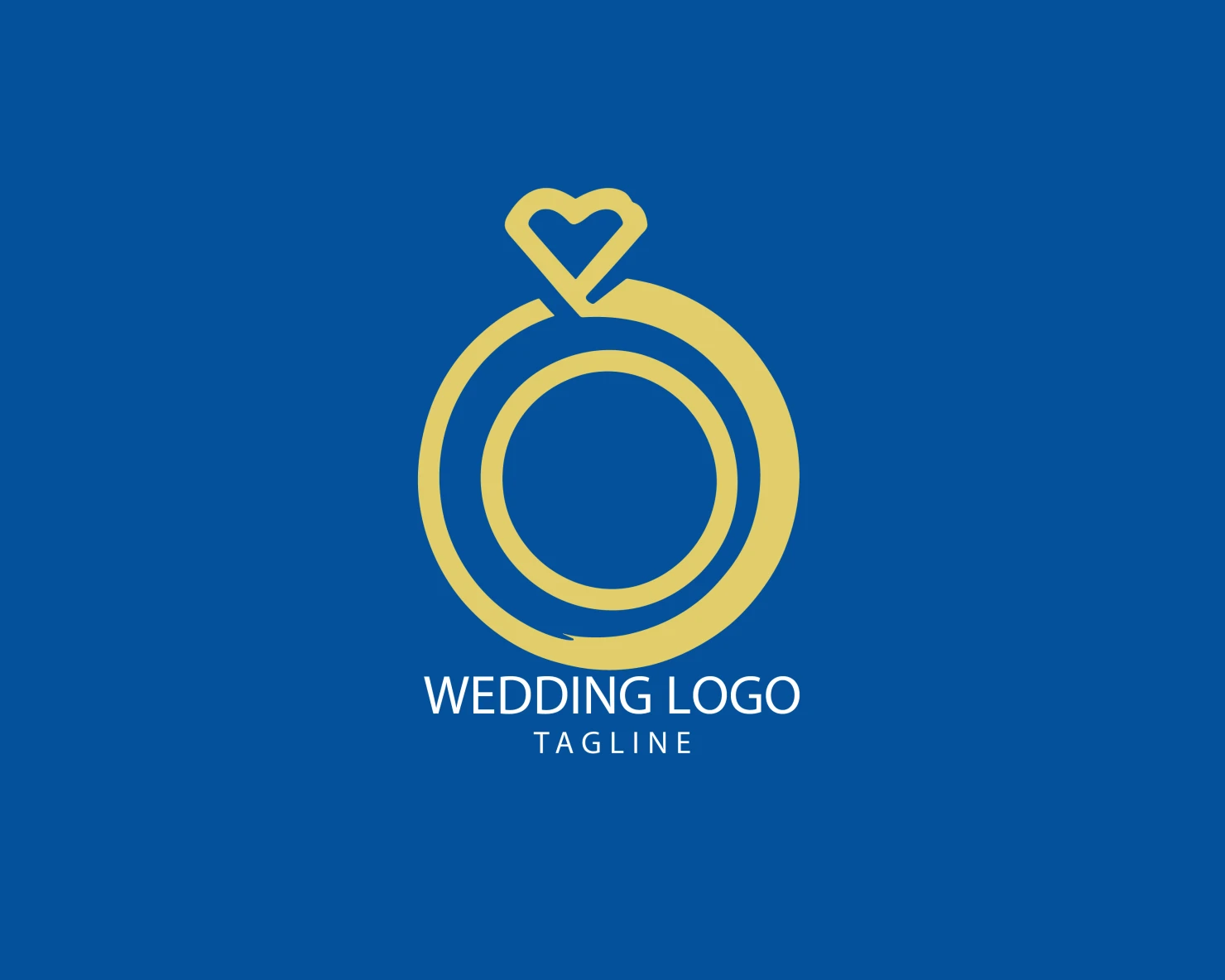 Wedding customizable logo set design #39683